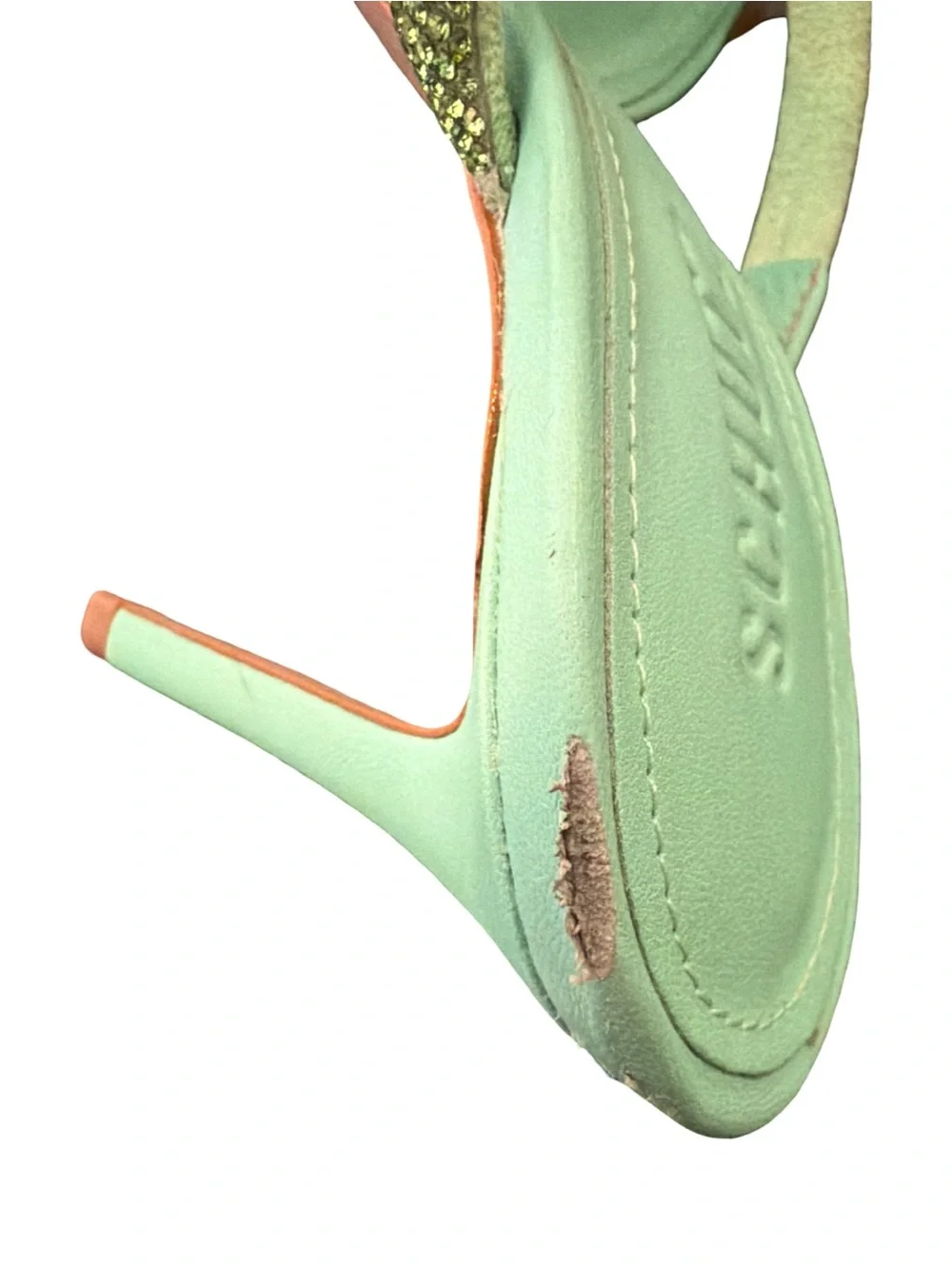 Schultz Talia Crystal Slide Heeled Sandals - Picture 8 of 8
